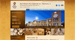 Desktop Screenshot of bestwesternoakbrookinn.com